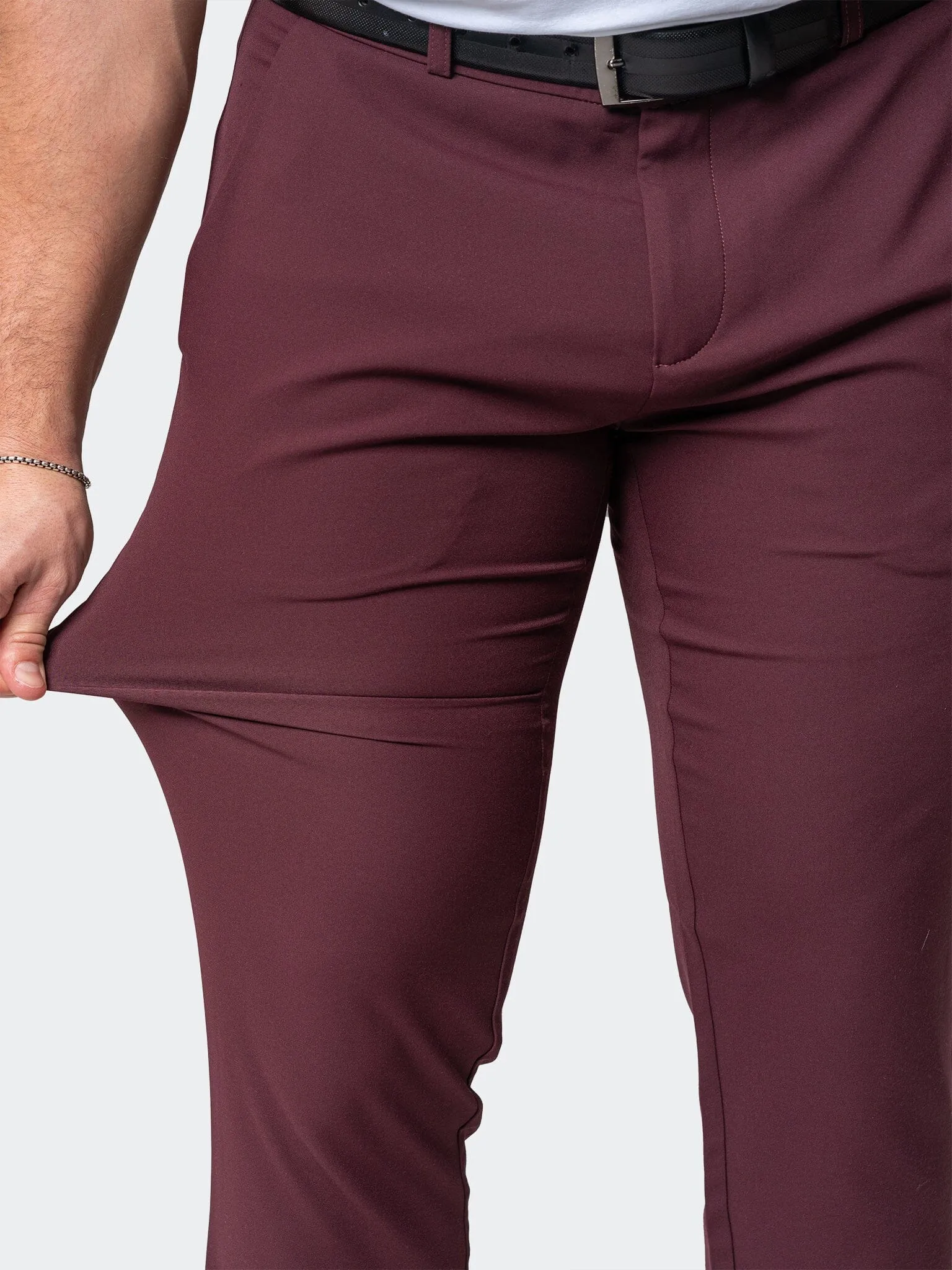 4-Way Stretch Pants Solid Red