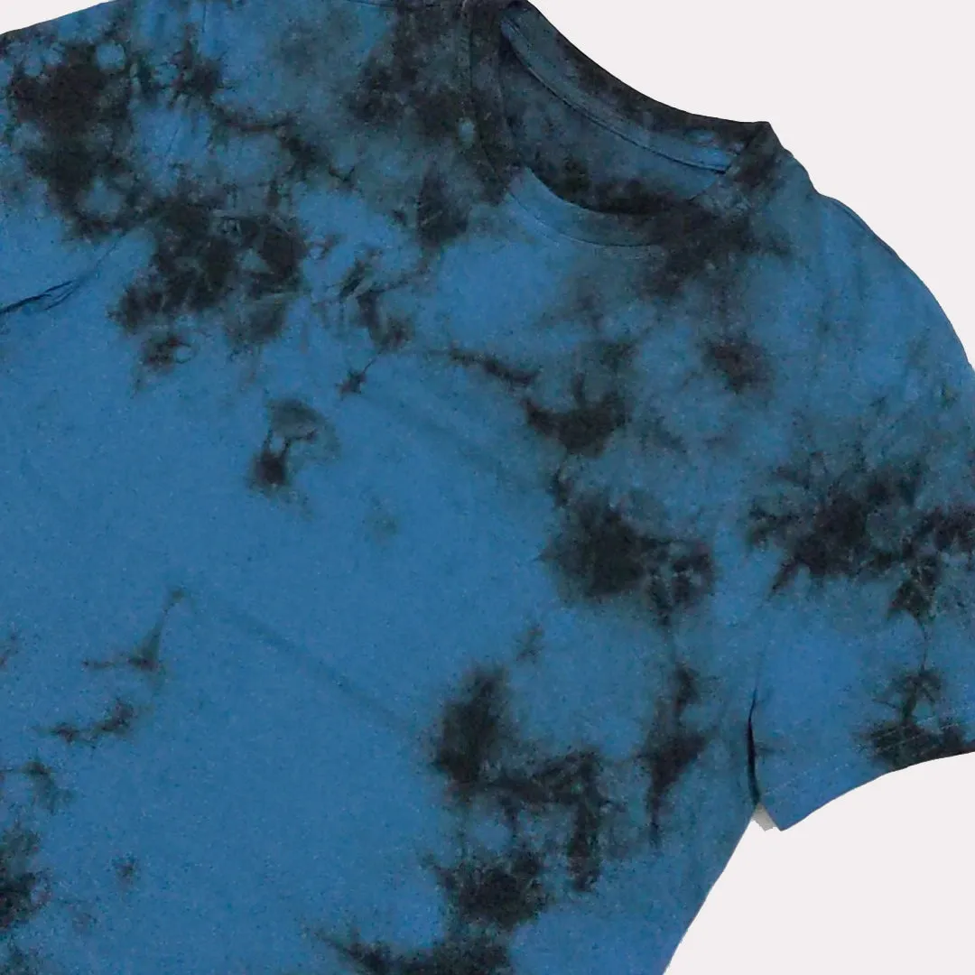 AR - Men 'Blue' Tie-Dye Graphic Short Sleeve T-Shirt AR216