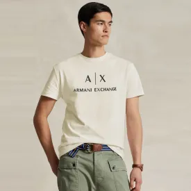 AX - Men 'Off White' Armani Exchange Printed Logo T-Shirt AX774