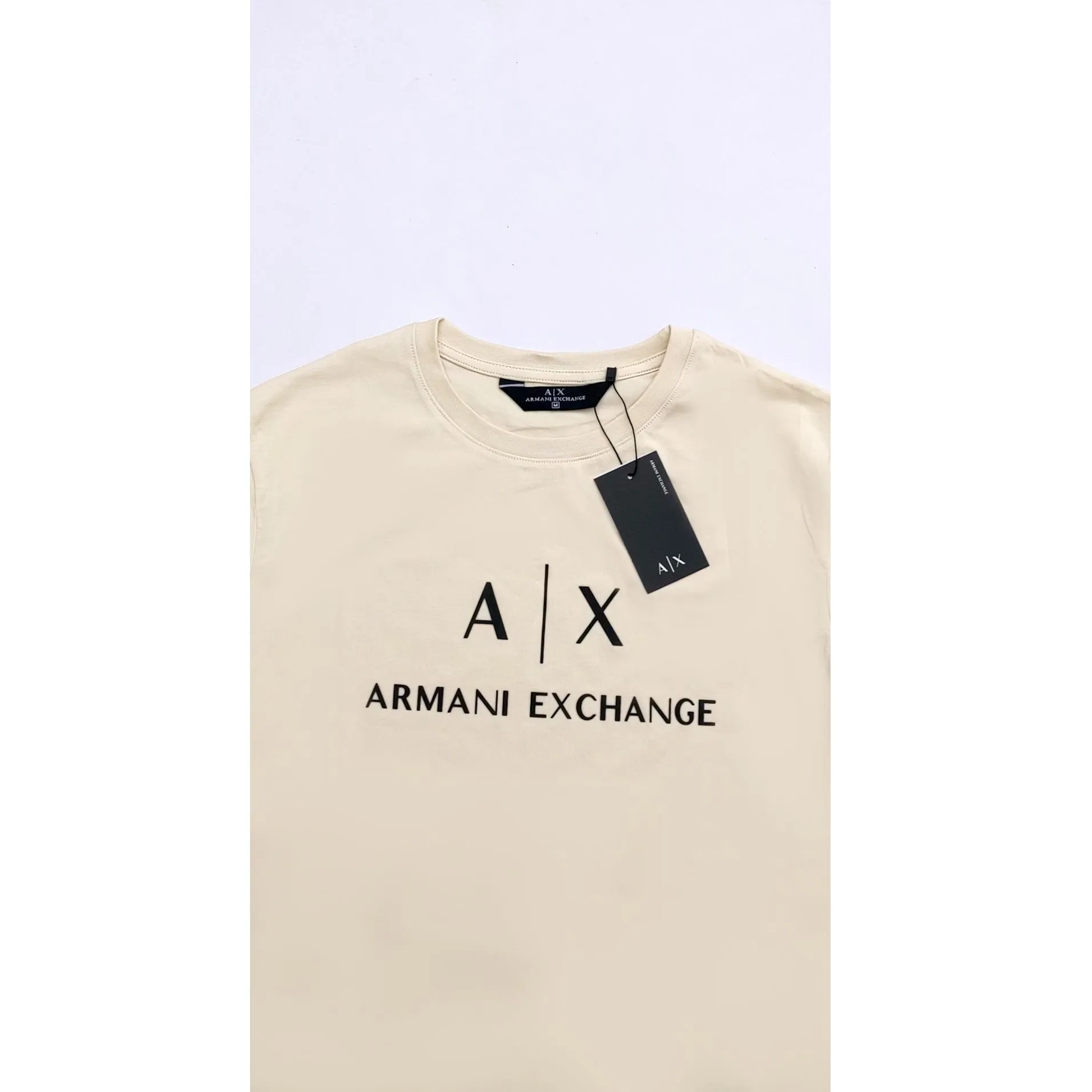 AX - Men 'Off White' Armani Exchange Printed Logo T-Shirt AX774