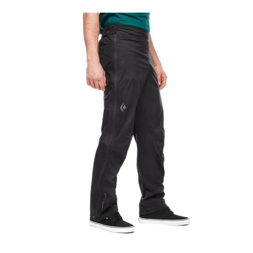 Black Diamond Stormline Stretch Full Zip Rain Pants - Men's