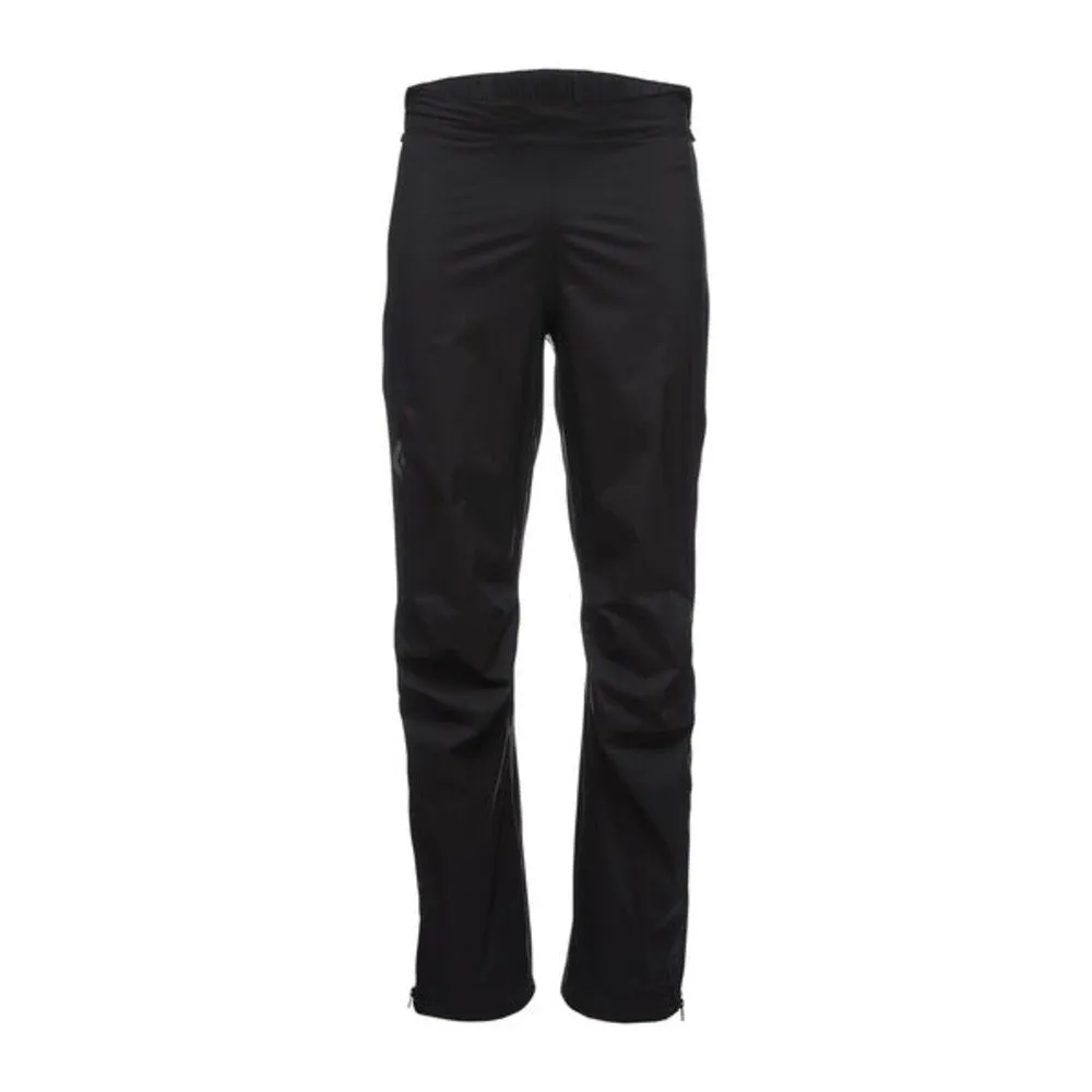 Black Diamond Stormline Stretch Full Zip Rain Pants - Men's