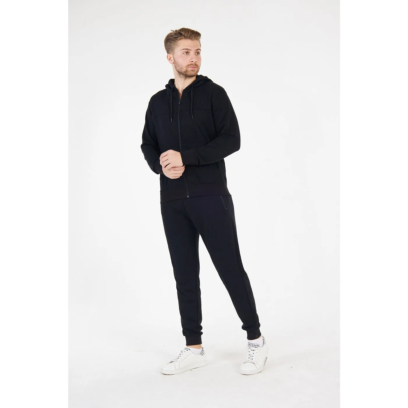 Black Zipper Tracksuit