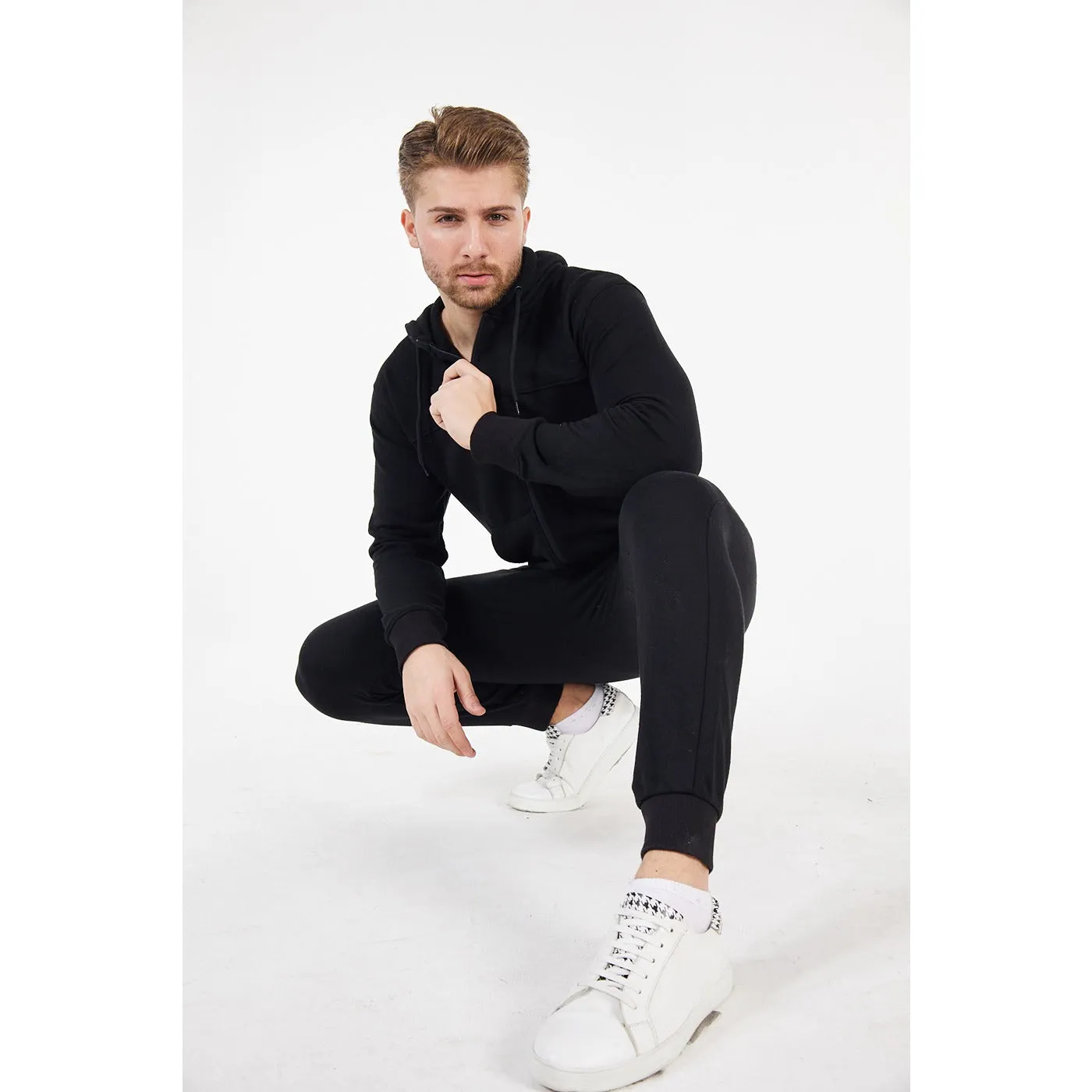 Black Zipper Tracksuit