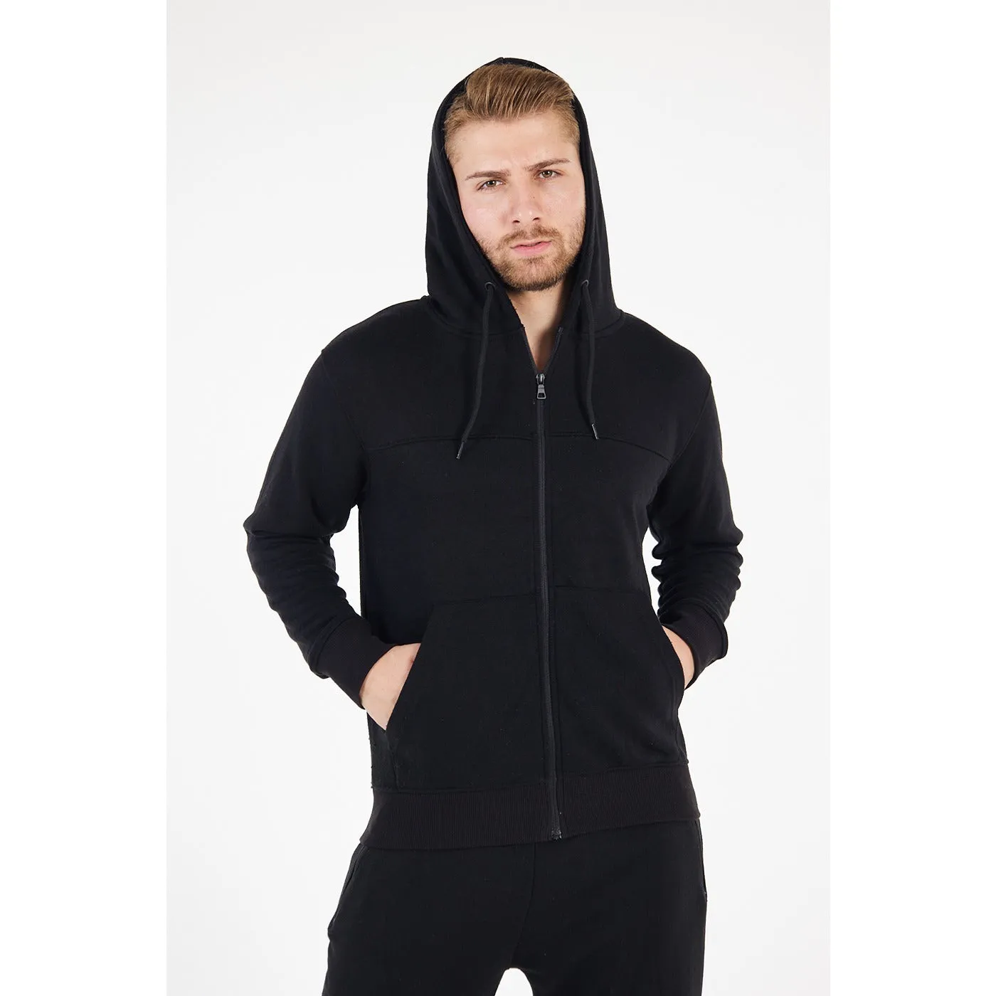 Black Zipper Tracksuit