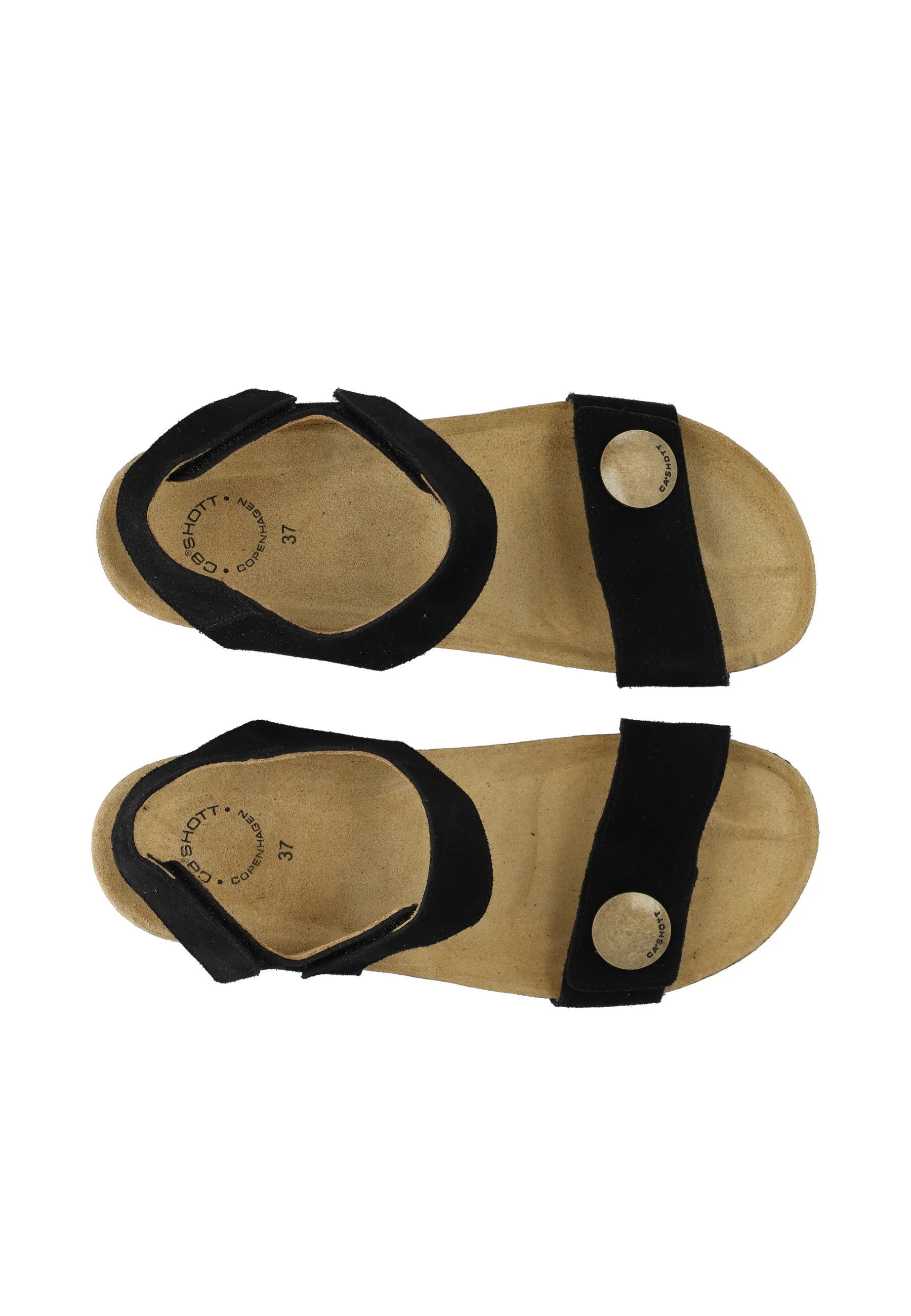 CASMETTE Velcro Sandal Suede