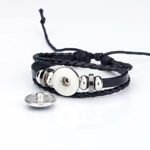 Classy Men Aquarius Constellation Zodiac Bracelet