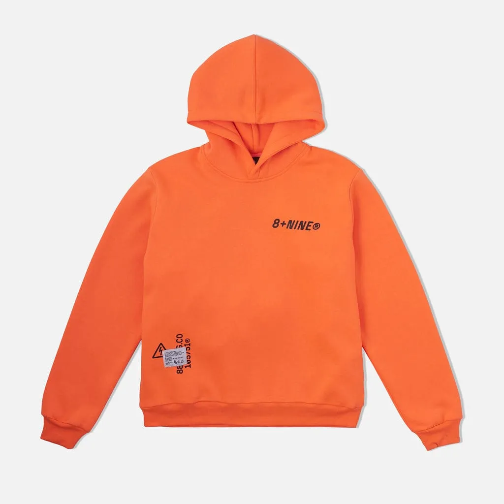 Destroy Hooded Sweatshirt Safety Orange