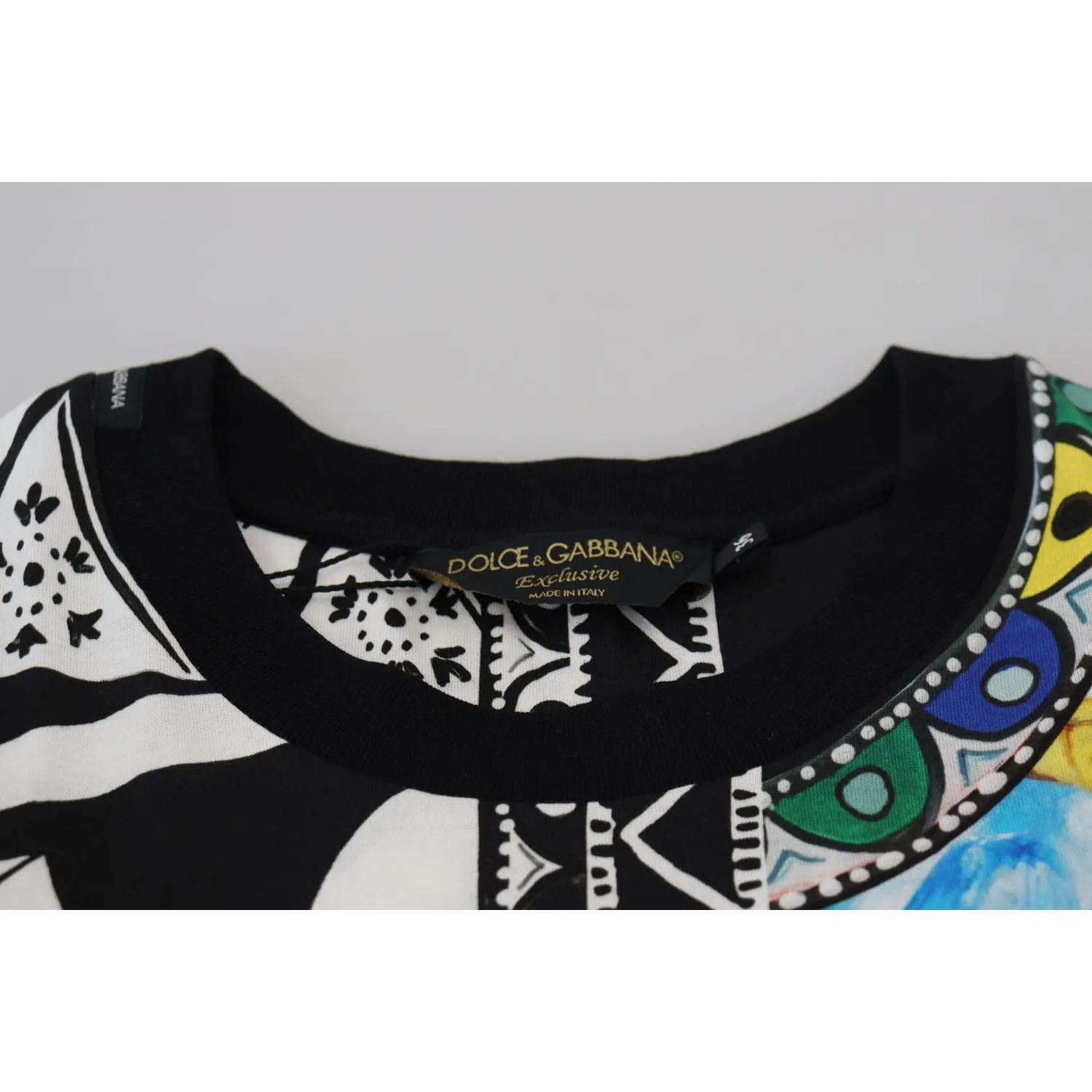 Dolce & Gabbana Elegant Multicolor Cotton Casual Tee