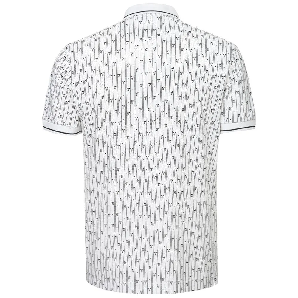 Dolce & Gabbana White Cotton Polo Shirt