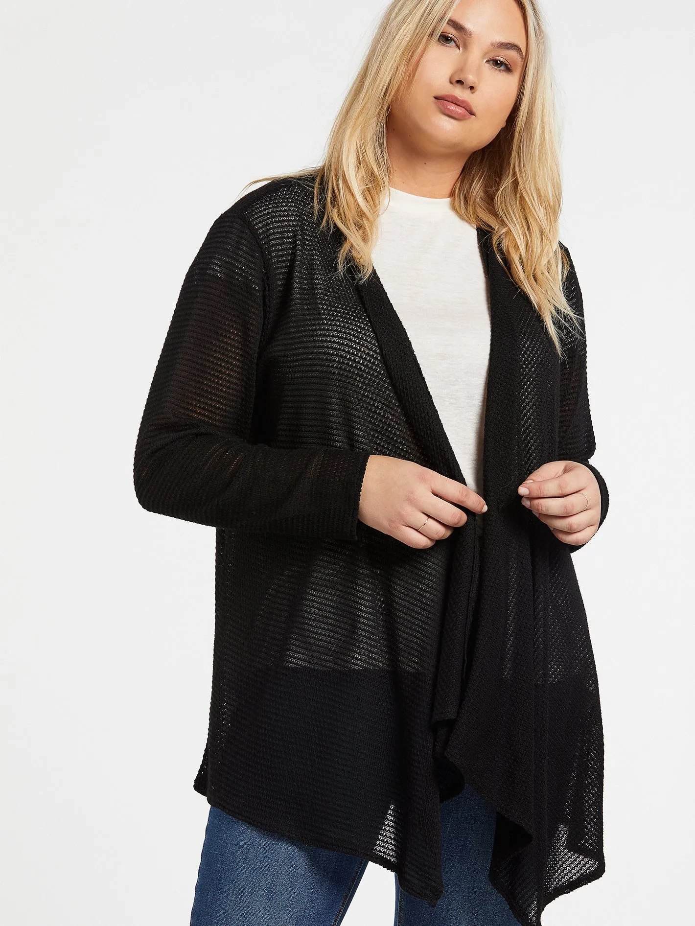 Go Go Wrap Sweater - Black