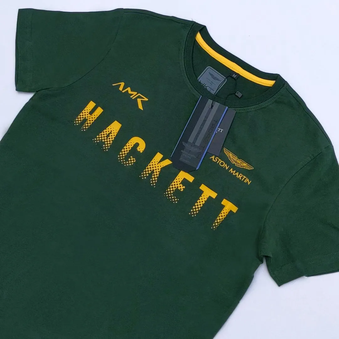 HK - Men 'Green' Hackett Printed T-Shirt HK688