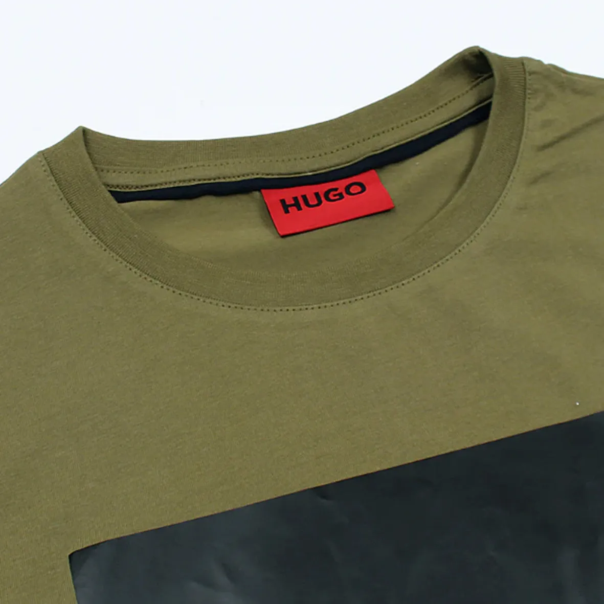 HU - Men 'Green' Hugo Printed Logo T-Shirt HU864