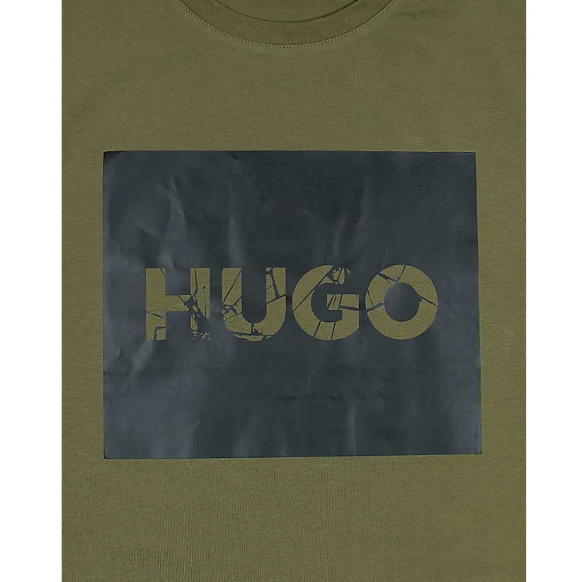 HU - Men 'Green' Hugo Printed Logo T-Shirt HU864