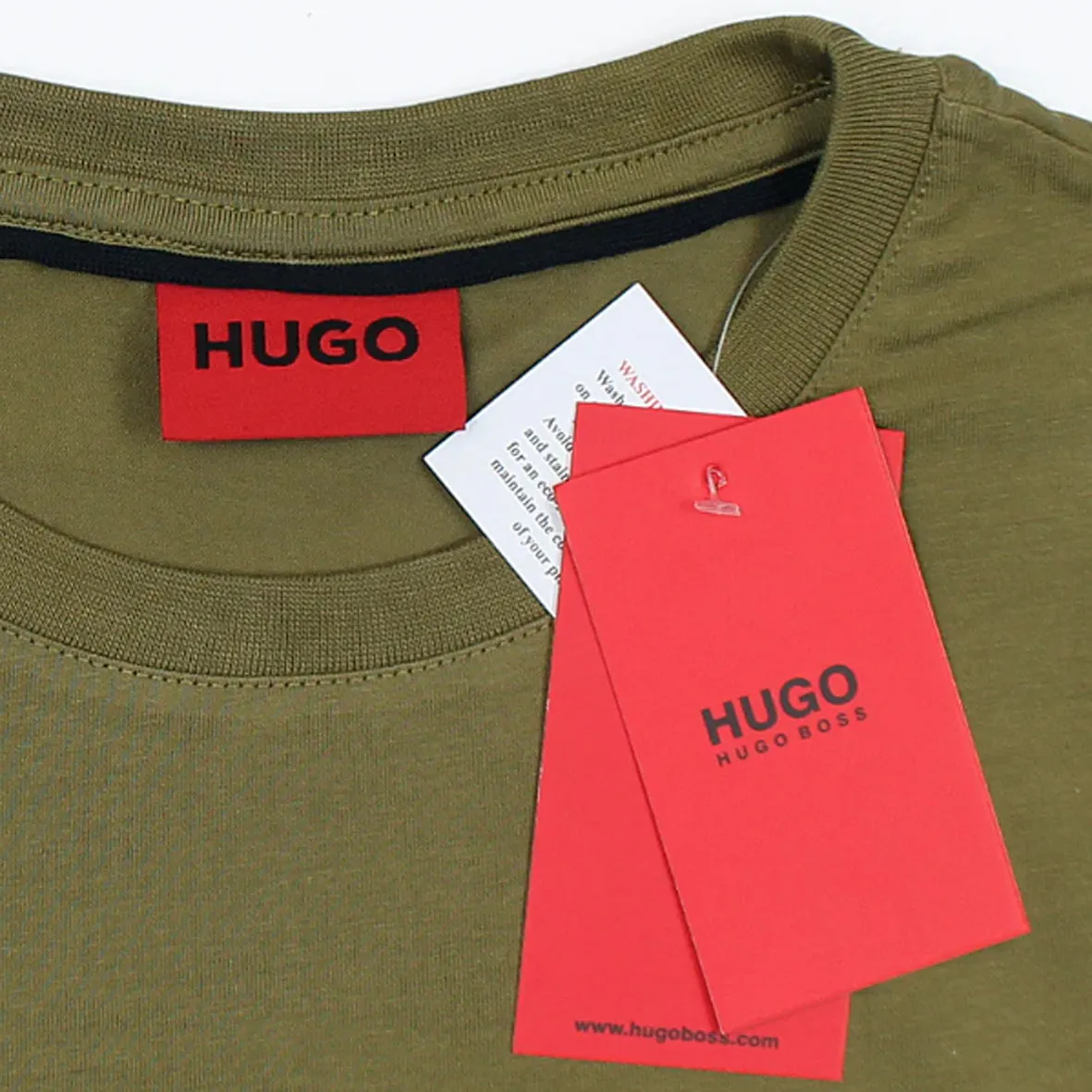 HU - Men 'Green' Hugo Printed Logo T-Shirt HU864