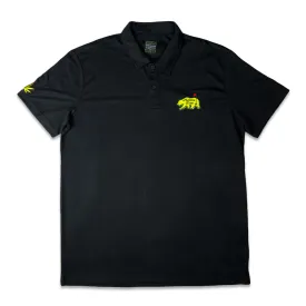 Kush Bear Black Polo Shirt