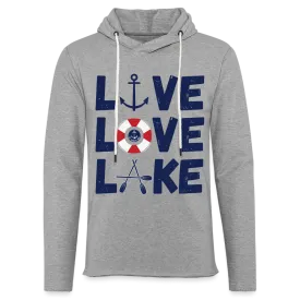 Live Love Lake Lightweight Terry Lake Hoodie