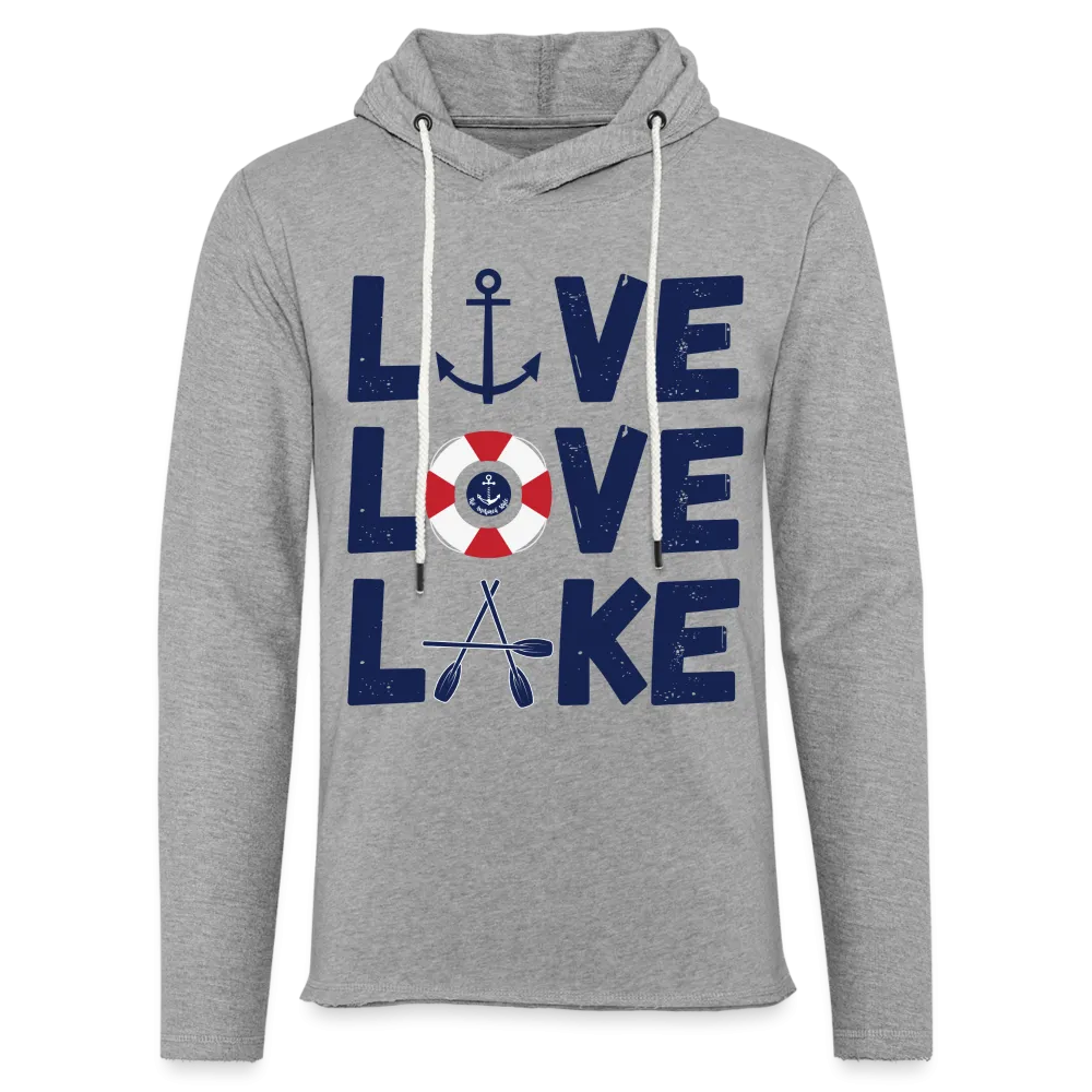 Live Love Lake Lightweight Terry Lake Hoodie