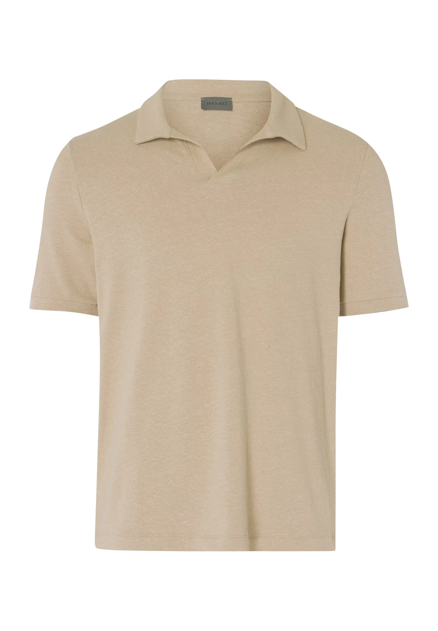 Loungy Summer Cotton And Linen Polo Shirt | Savanna 75918-2809