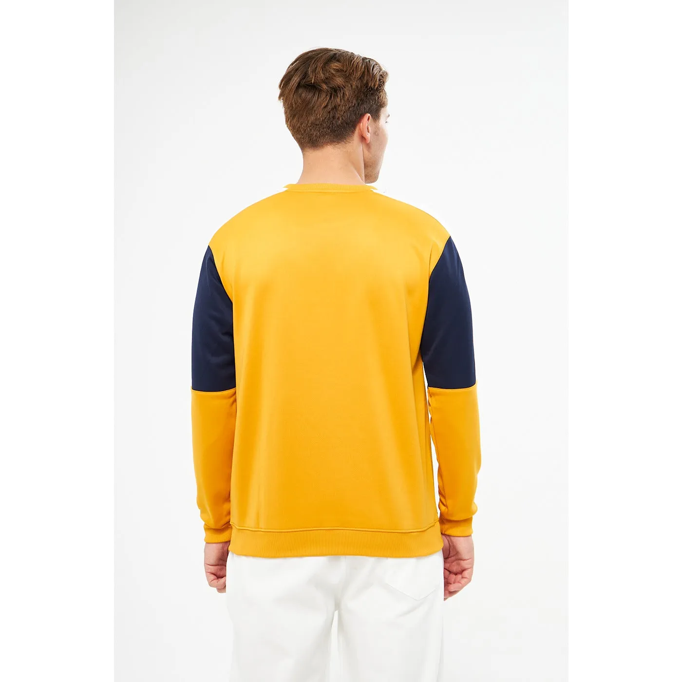 Mustard Colourblock Sweatshirt