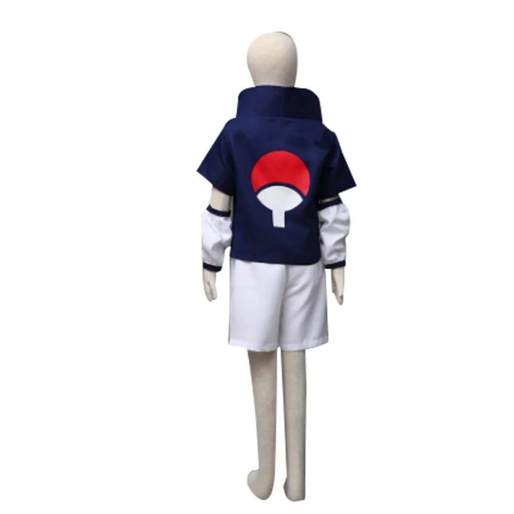 Naruto Sasuke Uchiha Cosplay Costumes Anime Halloween Outfit Set Dress Up for Men