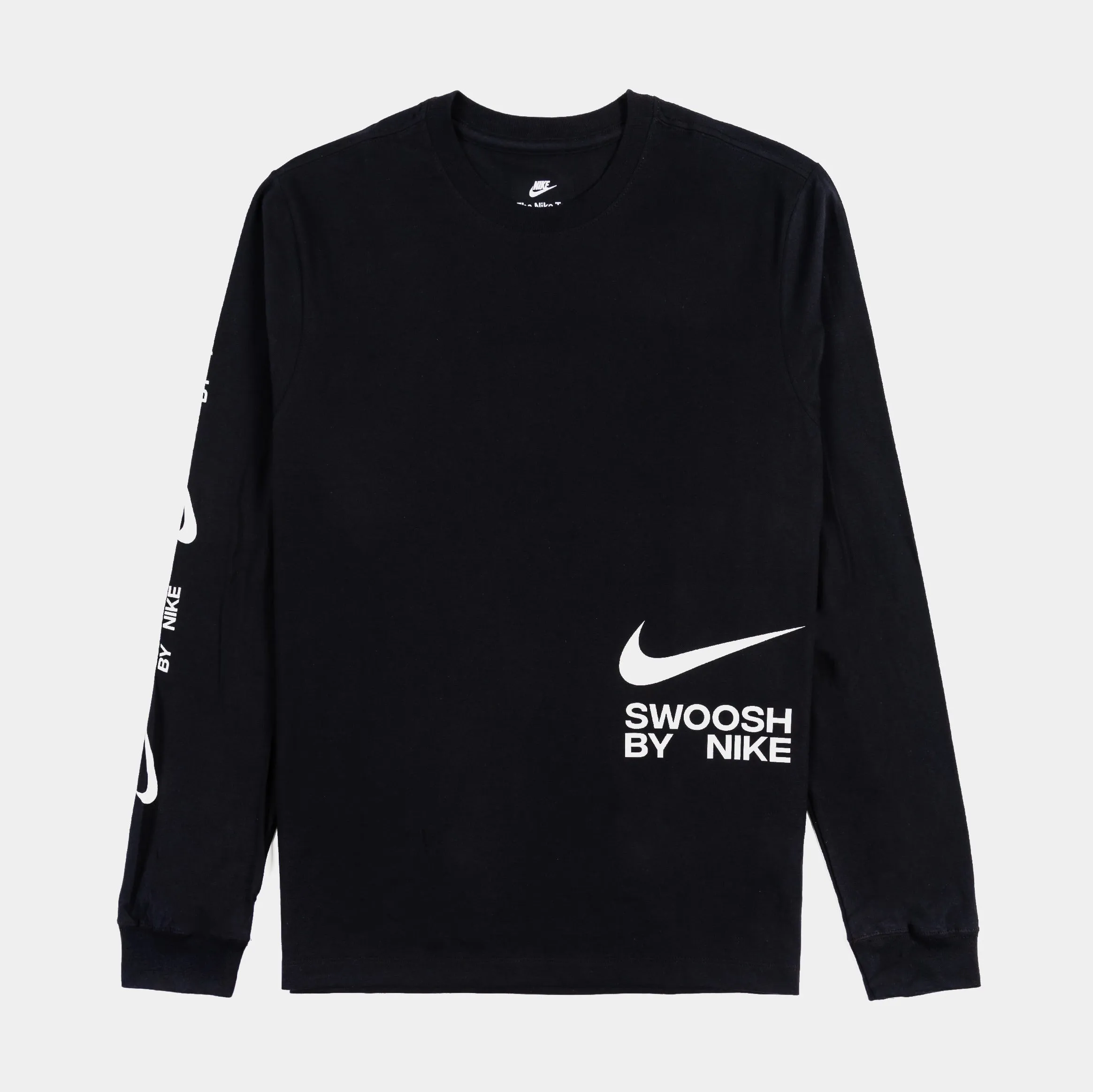 NSW Big Swoosh Mens Long Sleeve Sleeve Shirt (Black)