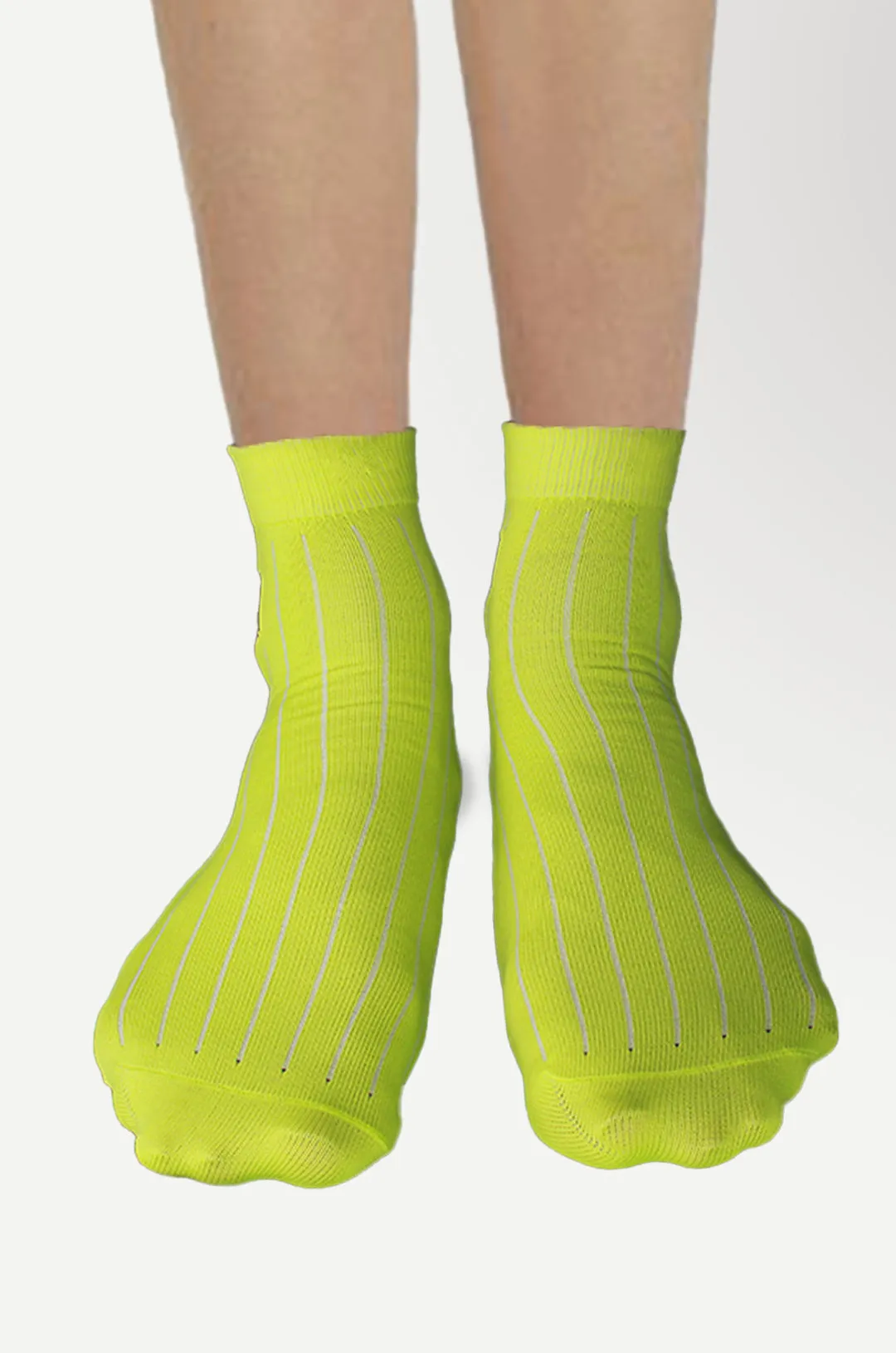 Nylon High Ankle Socks  - Neon