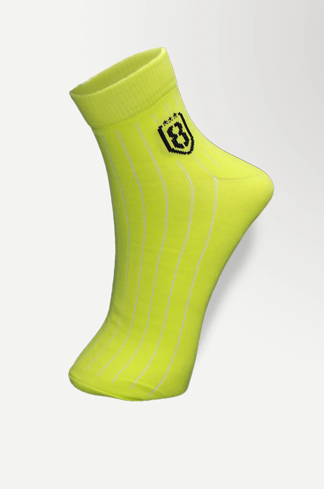 Nylon High Ankle Socks  - Neon