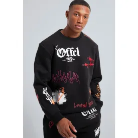 Official Graffiti Black Sweatshirt