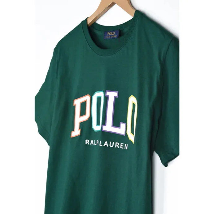 PL - Men 'Green' Polo Printed T-Shirt PL698