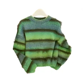 Pre Order: Striped Long Sleeved Knitted Sweater