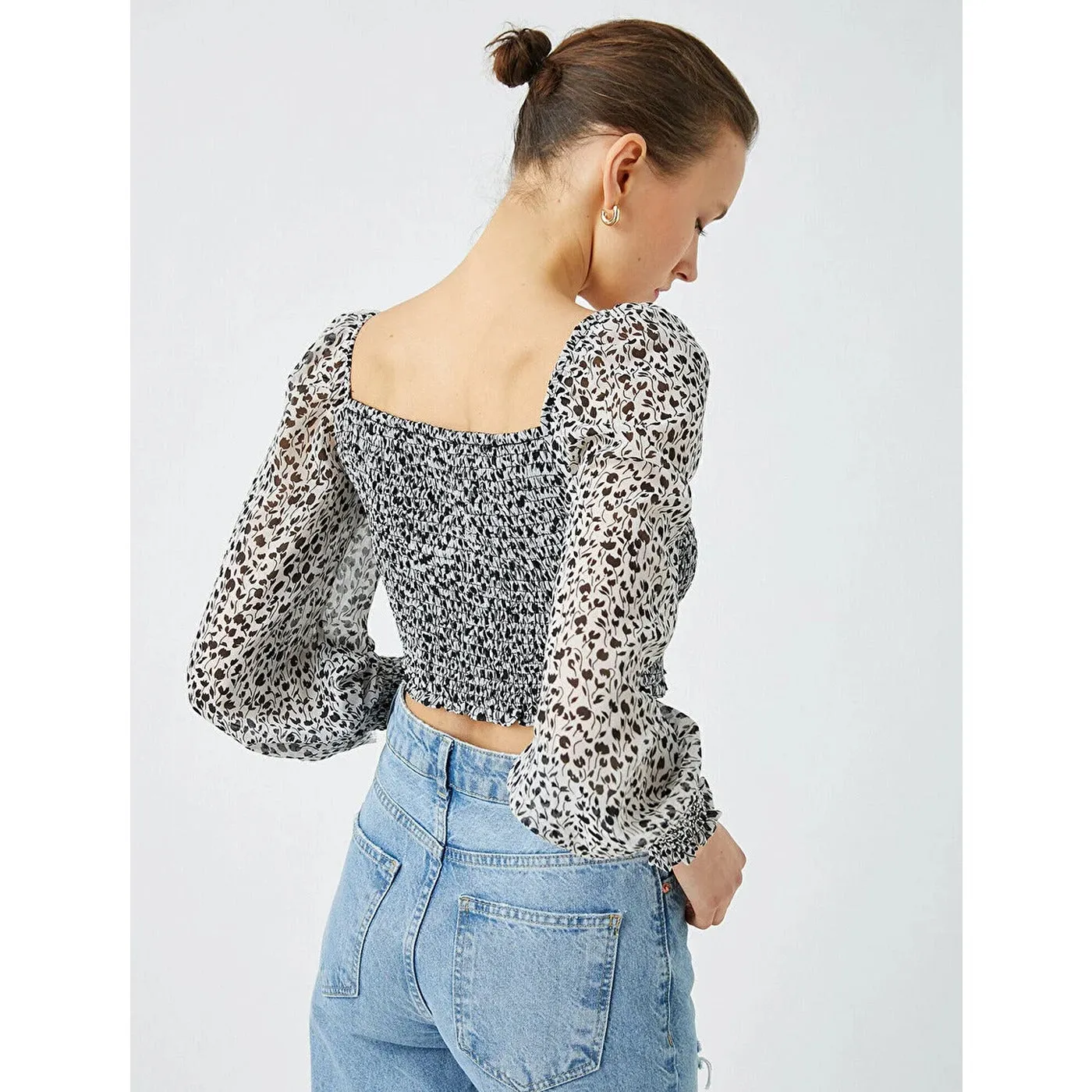 Printed Crop Top