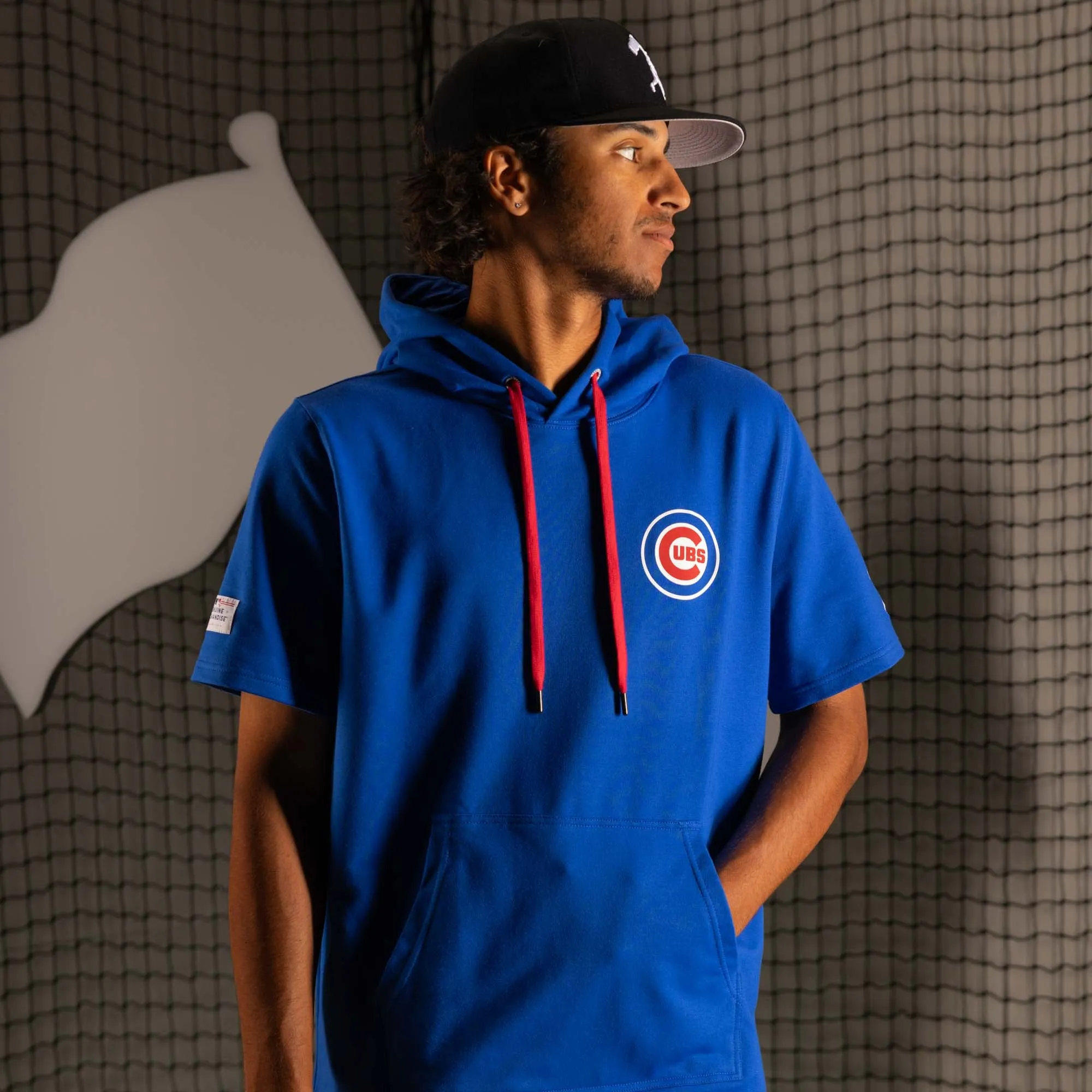 Short Sleeve Hoodie - Chicago Cubs