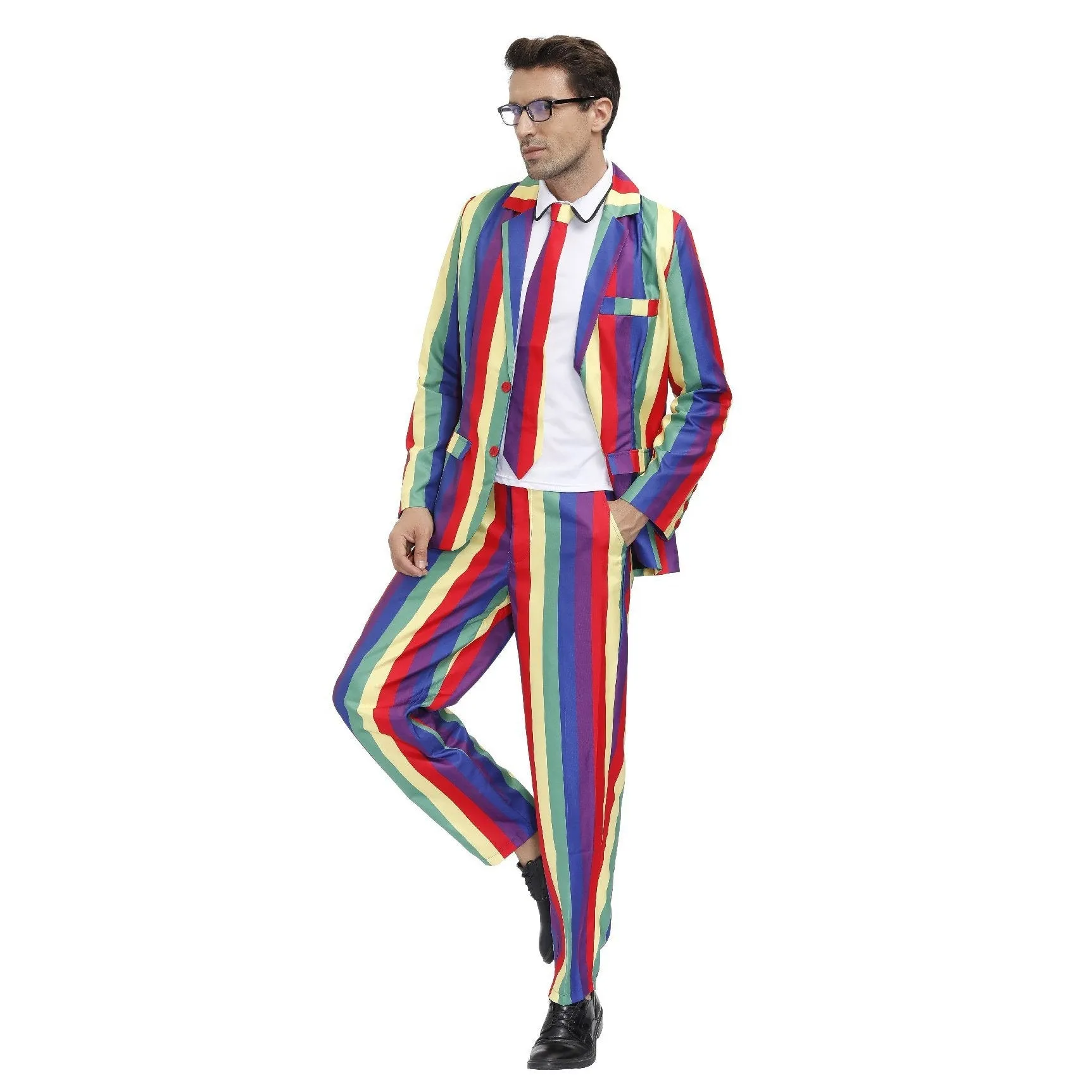 Stag Do Party Fancy Dress Host Printed Suit For Men