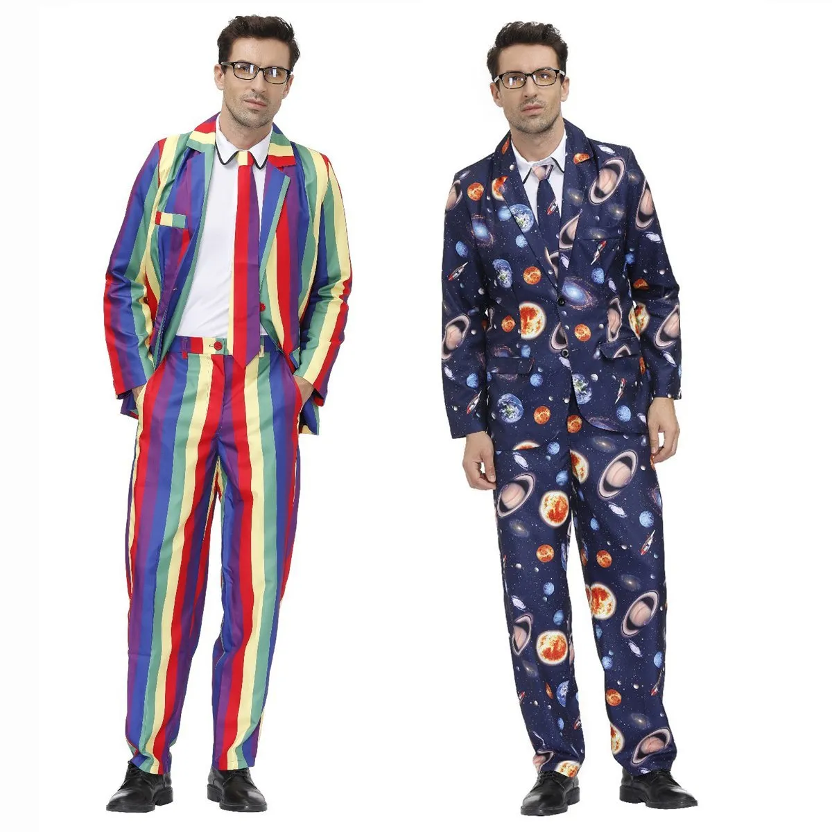 Stag Do Party Fancy Dress Host Printed Suit For Men