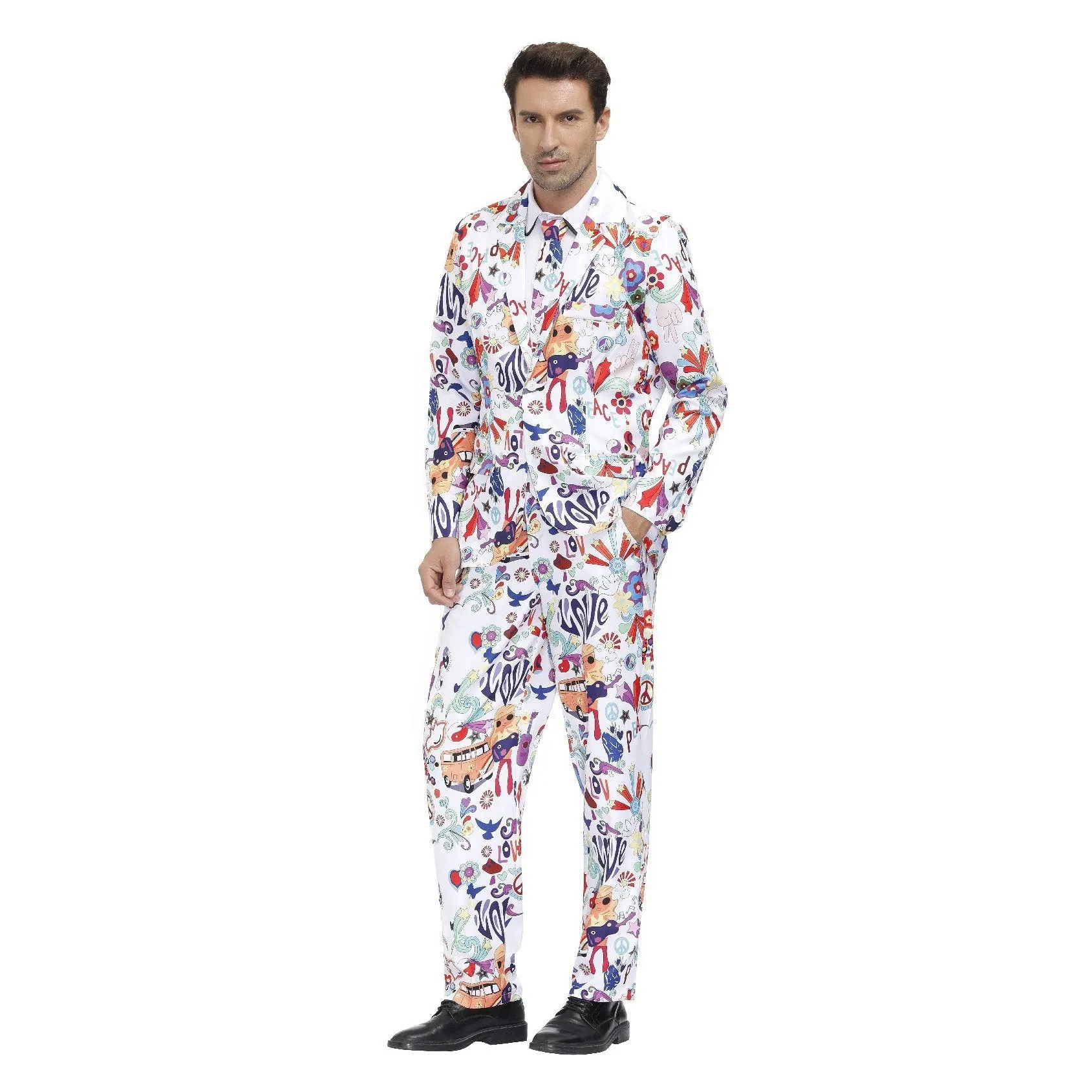 Stag Do Party Fancy Dress Host Printed Suit For Men