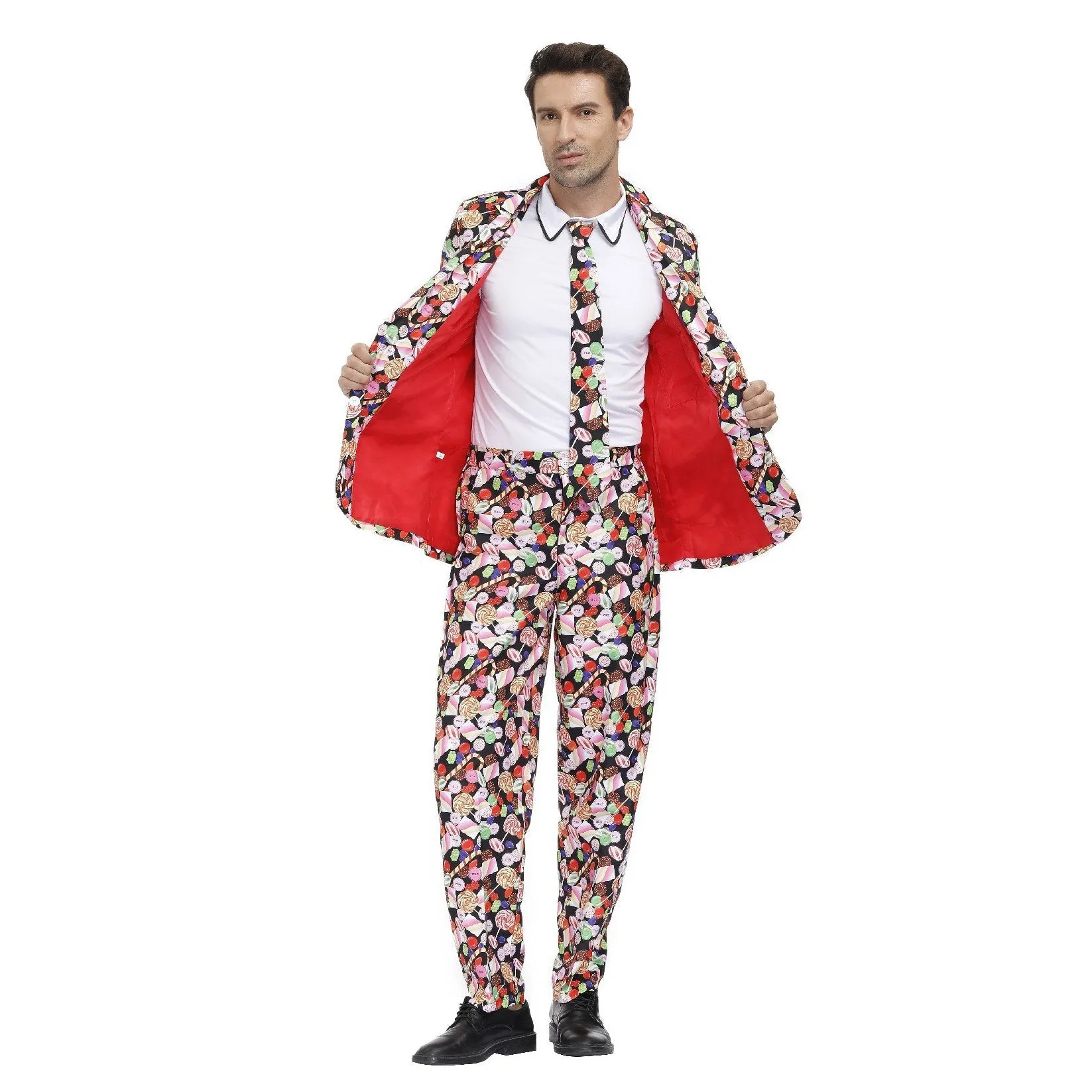 Stag Do Party Fancy Dress Host Printed Suit For Men