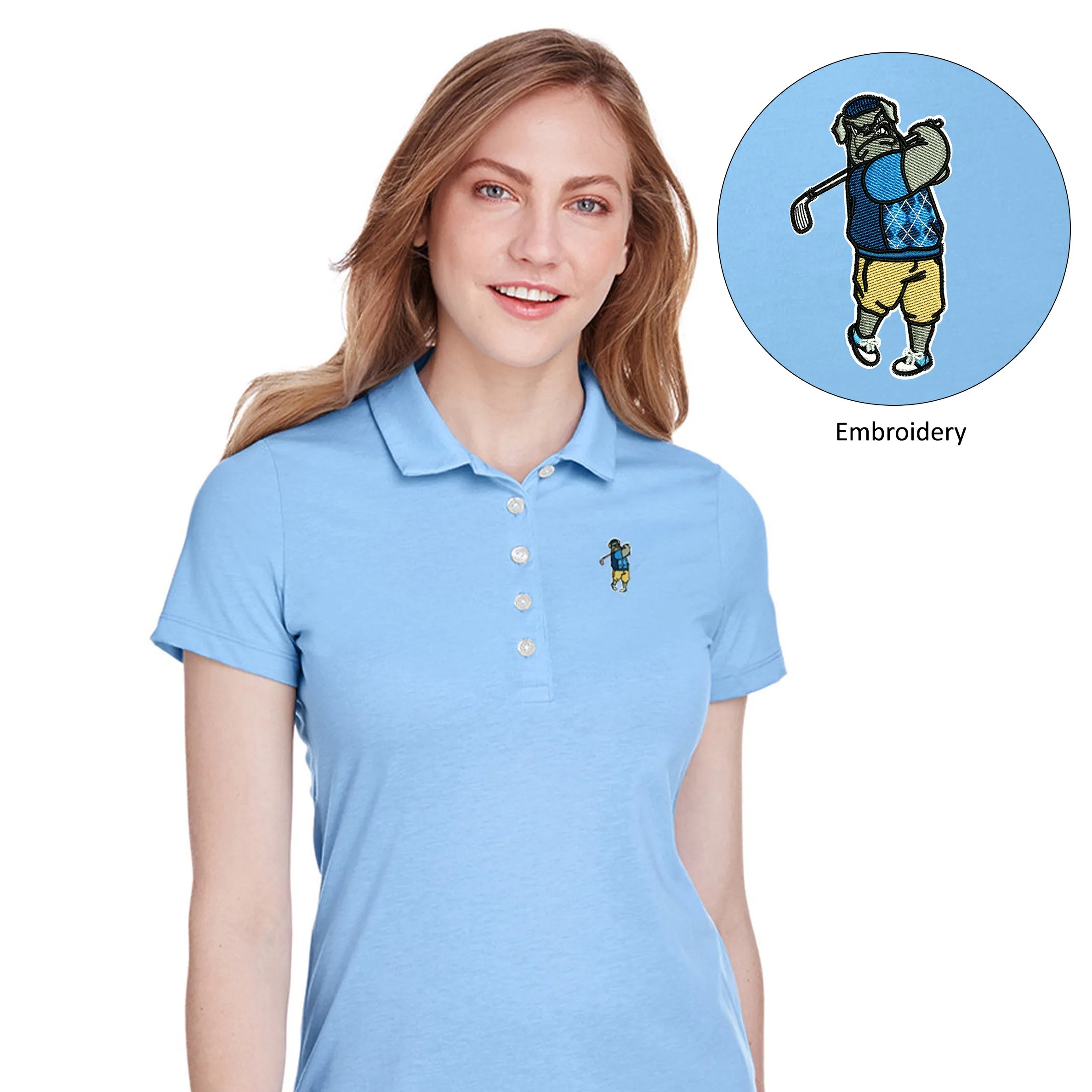 The Citadel, Spike the Golfer,  Club Sport Golf, Puma Golf Ladies' Fusion Polo Shirt