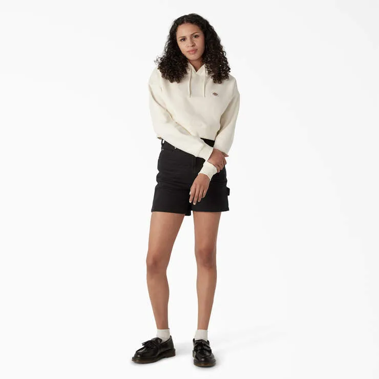 W Oakport Cropped Hoodie