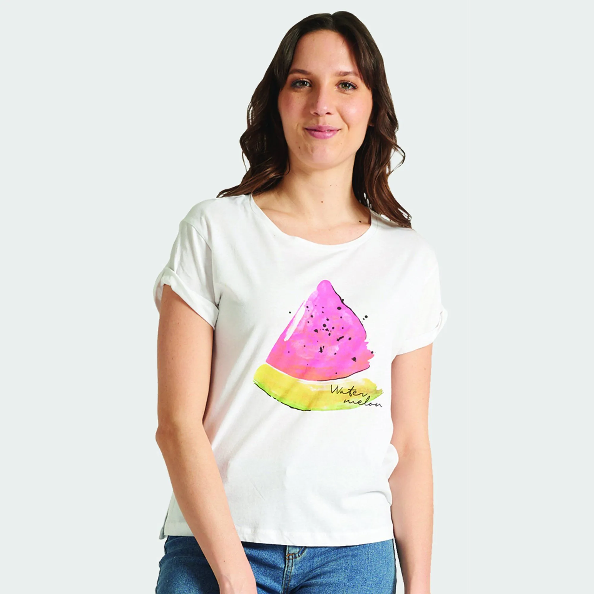 Watermelon - Graphic T-Shirt - White