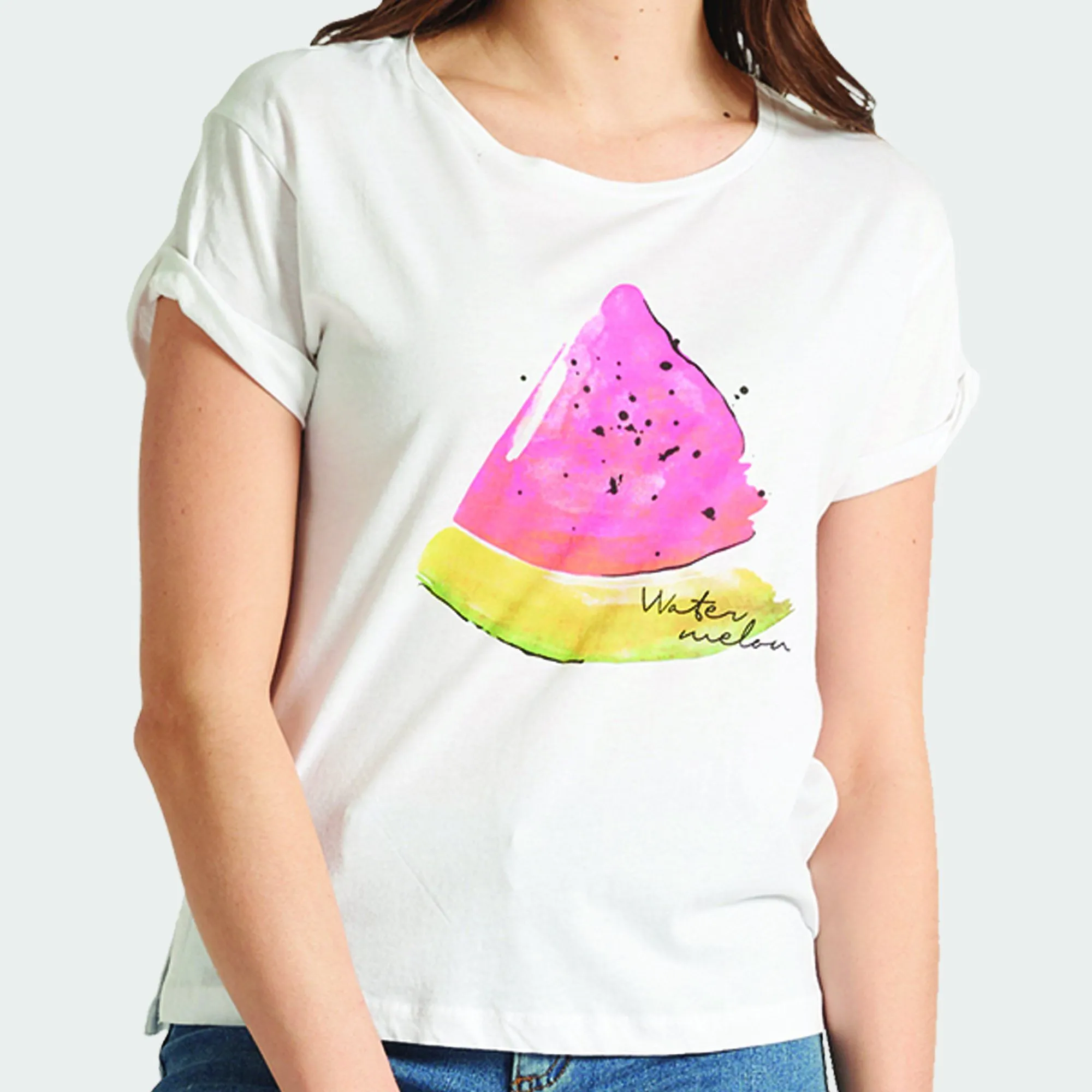 Watermelon - Graphic T-Shirt - White