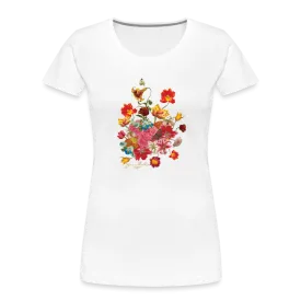 Yana Movchan Women’s Premium Organic T-Shirt FLORAL LOVE