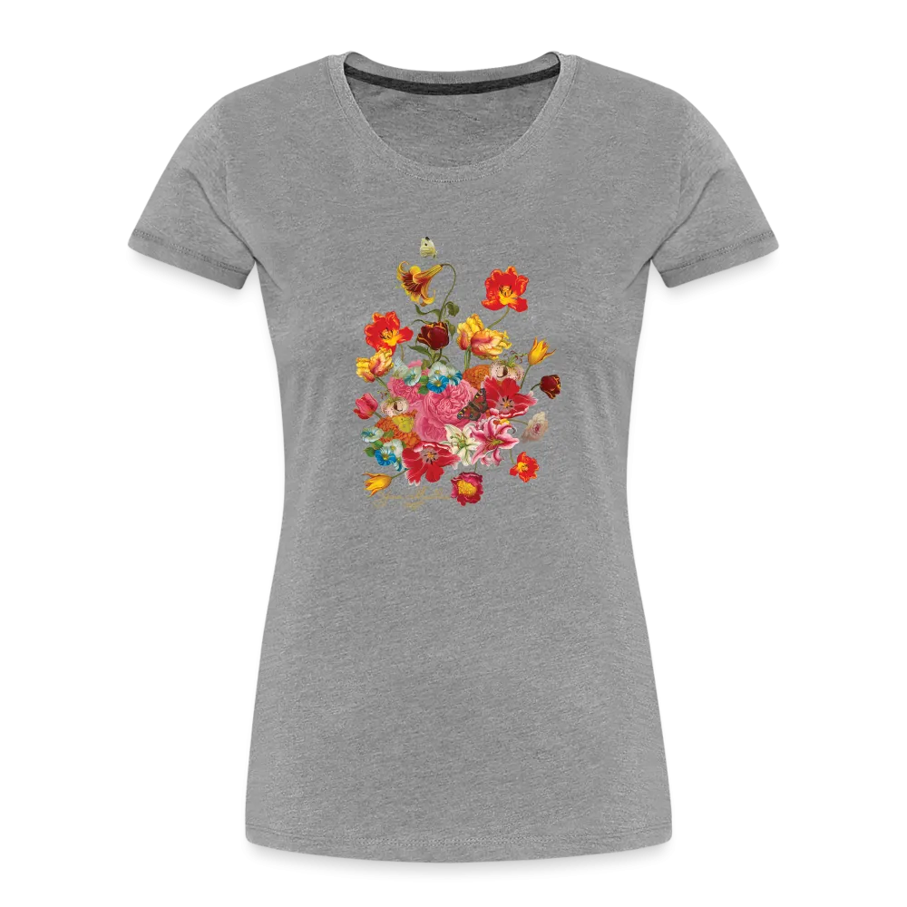 Yana Movchan Women’s Premium Organic T-Shirt FLORAL LOVE