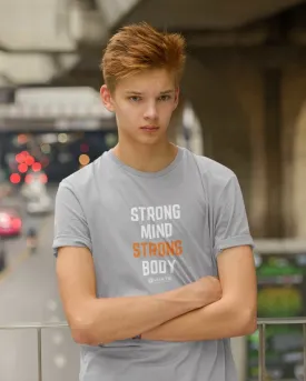 Youth/Kids Slogan T shirts 'Strong Mind Strong Body'